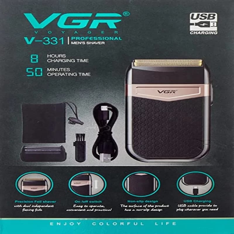 ماشین اصلاح صورت وی جی ار مدل VGR V-331 — تصویر ۲
