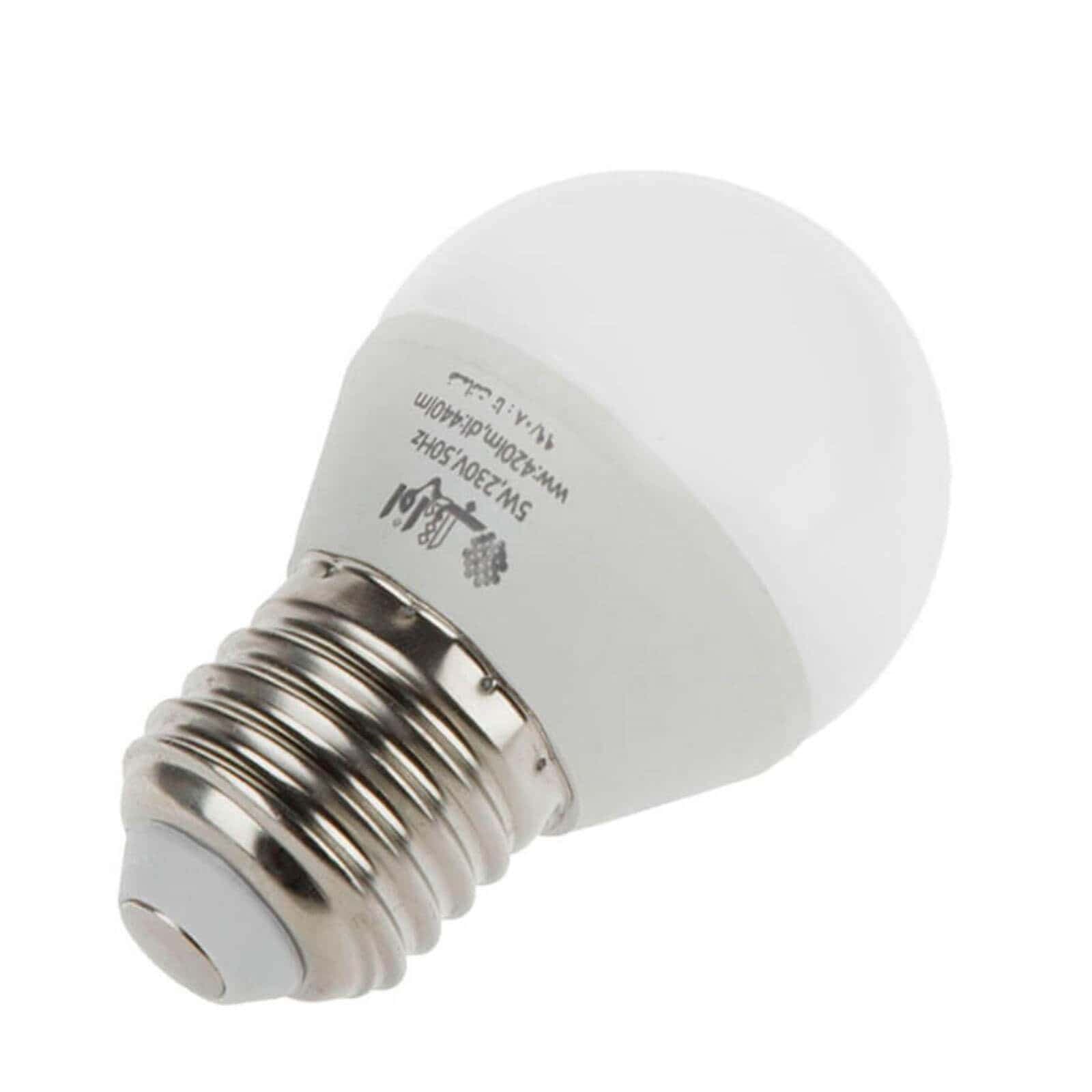 لامپ 5 وات حبابی ال ای دی LED افراتاب پایه E27 مدل AF-G45-5W