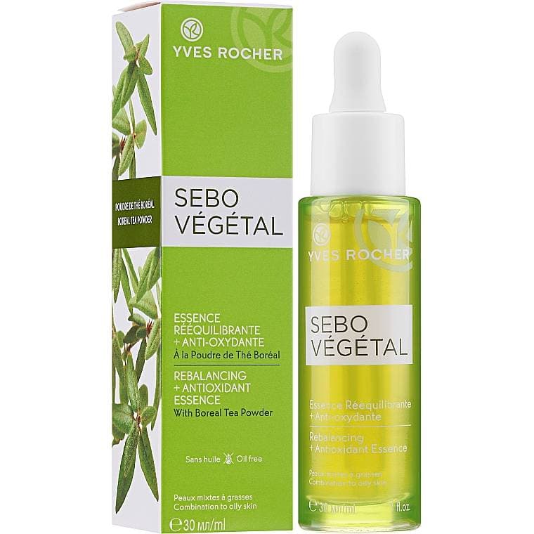 سرم کوچک کننده منافذ پوست ايوروشه مدل Sebo Vegetal حجم 30 ميلی ليتر