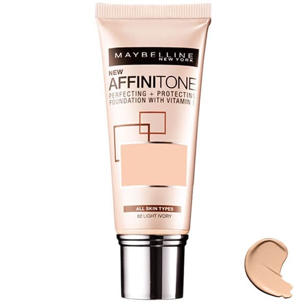کرم پودر ميبلين مدل Affinitione Rose Beige 17 حجم ۳۰ ميلی ليتر