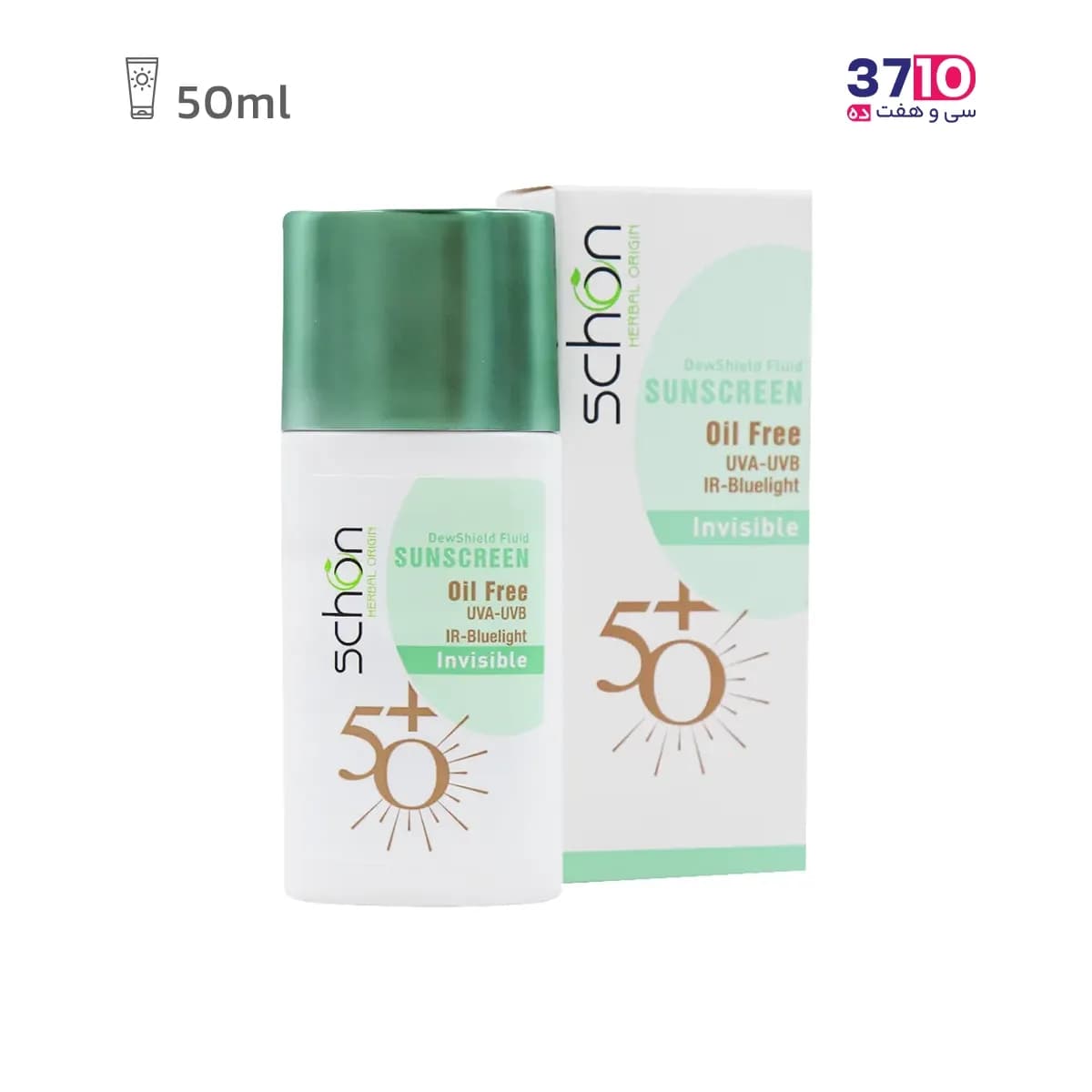 فلویید ضد آفتاب بی رنگ شون SPF50 حجم 50 میلی لیتر