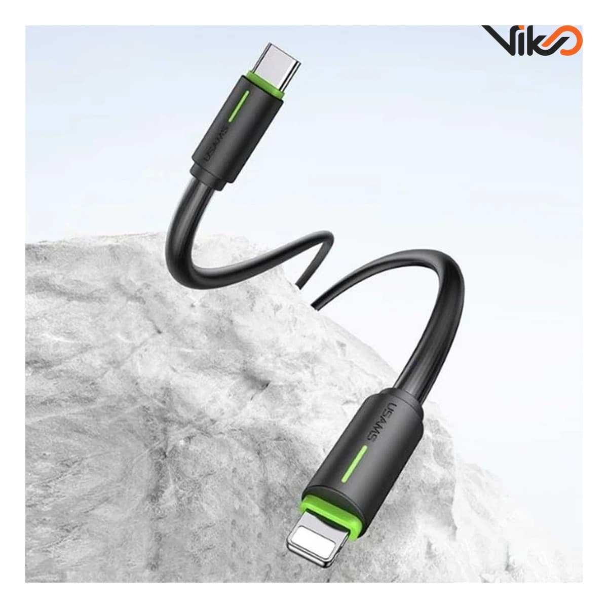 کابل تبدیل Type-C به Lightning یوسمز مدل US-SJ735 طول 1 متر — تصویر ۸