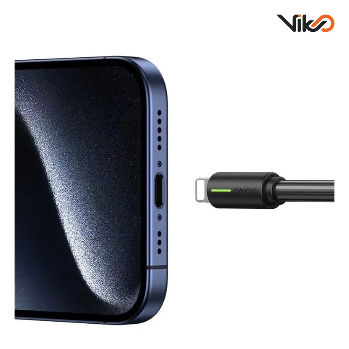 کابل تبدیل Type-C به Lightning یوسمز مدل US-SJ735 طول 1 متر — تصویر ۶