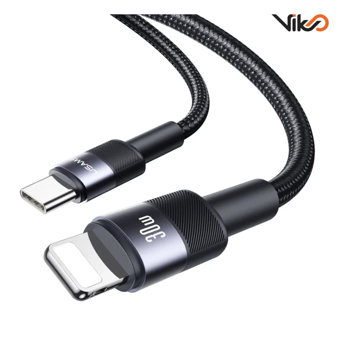 کابل تبدیل Type-C به Lightning یوسمز مدل US-SJ729 طول 1.2 متر — تصویر ۴