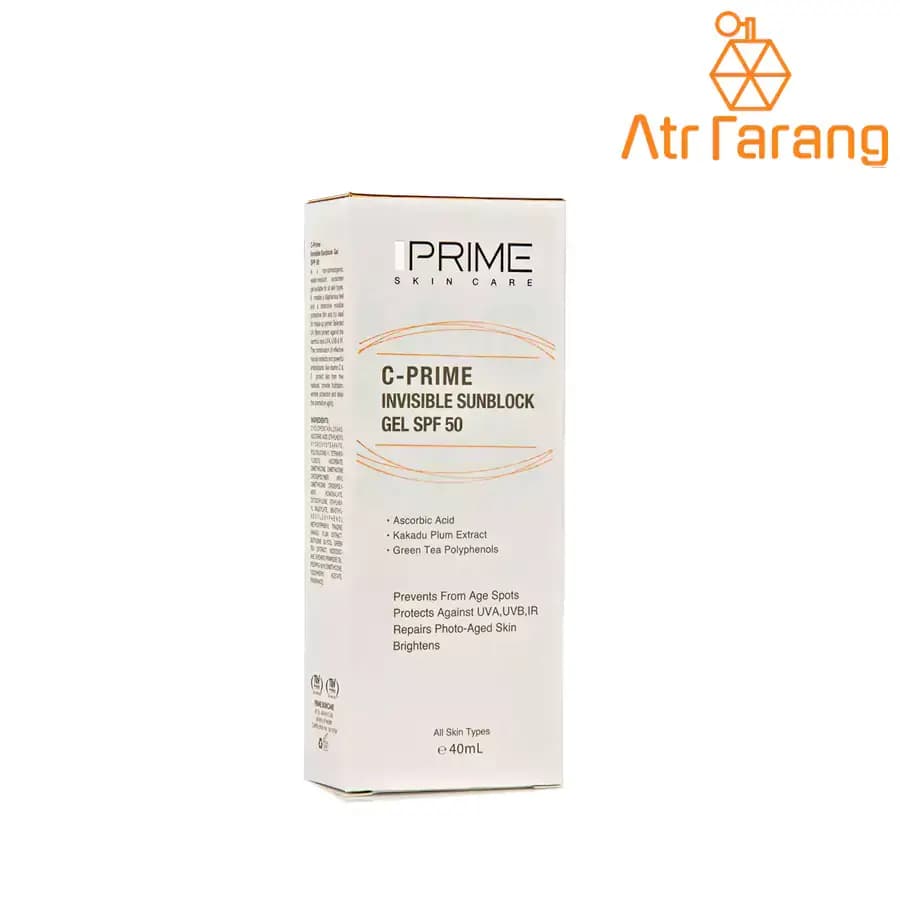 ژل ضد آفتاب ویتامین سی پرایم SPF 50 حجم 40ml — تصویر ۳