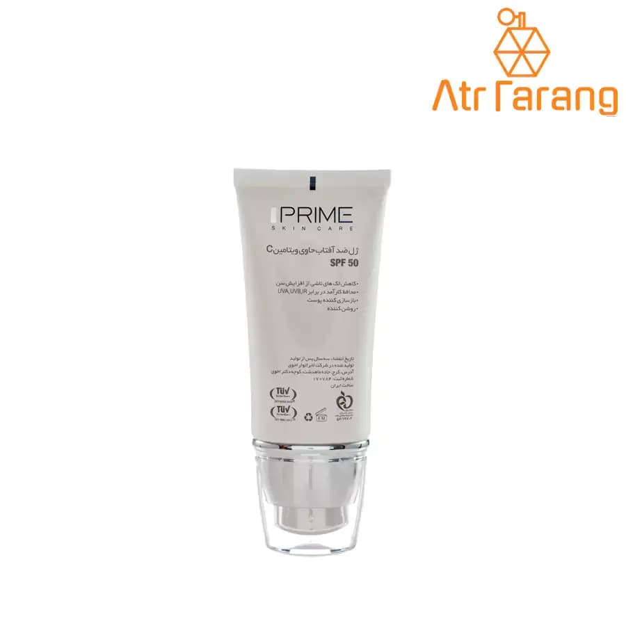 ژل ضد آفتاب ویتامین سی پرایم SPF 50 حجم 40ml — تصویر ۲