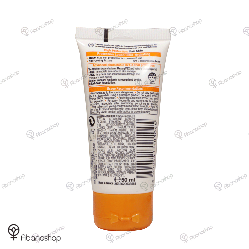 لوسیون کرم ضد آفتاب گارنیه Garnier SPF30 Protection Lotion — تصویر ۲