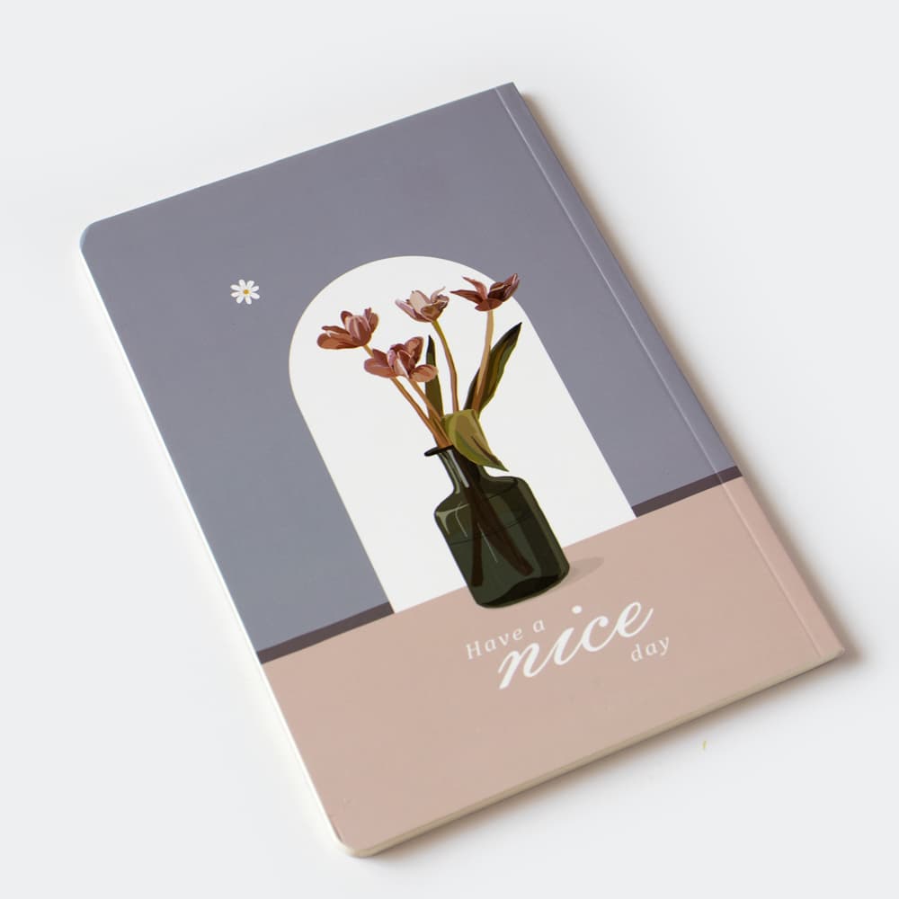 دفتر خط دار طرح FLOWER سویل (SEVIL)