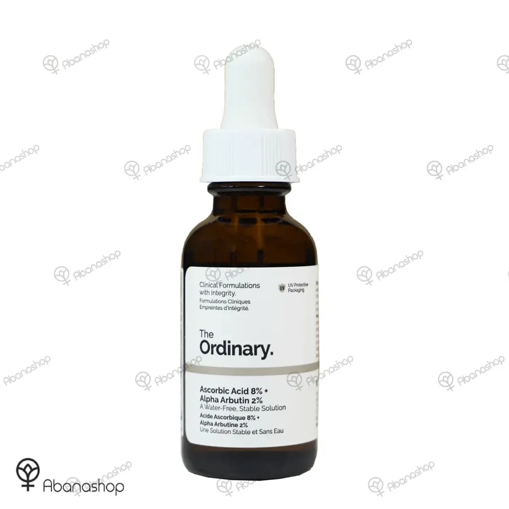 سرم صورت ضد لک آسکوربیک اسید 8% و آلفا آربوتین 2% اوردینری The ordinary — تصویر ۳