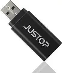 دانگل بلوتوث USB و AUX دوکاره 2IN1 BTR003-R2 SHARP | مبدل صوتی بلوتوث خودرو و اسپیکر — تصویر ۲