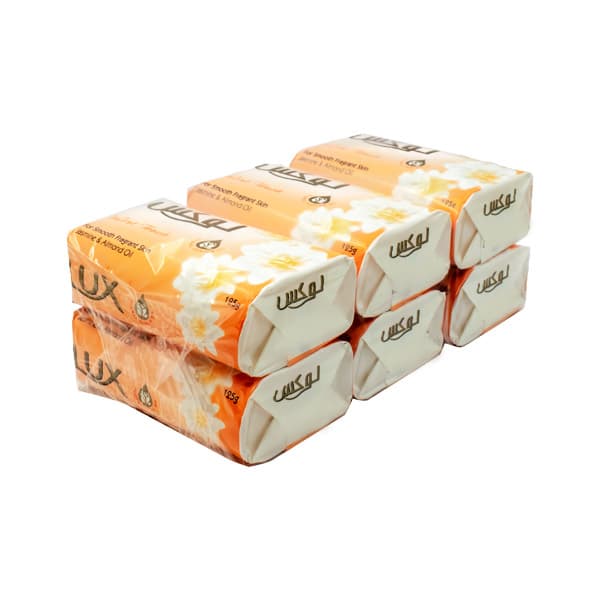 صابون لوکس مدل Velvet Touch وزن 125g بسته 6 عددی — تصویر ۲