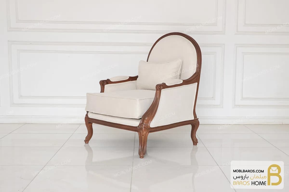 مبل کلاسیک و راحتی ۸ نفره گندم و جورجیا چستر شیاره و روما — تصویر ۶
