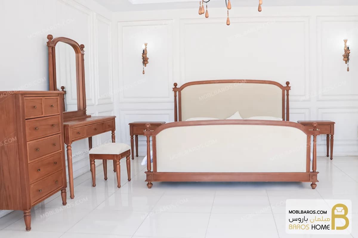 سرویس خواب دو نفره کلاسیک کایلی کد 2 — تصویر ۳