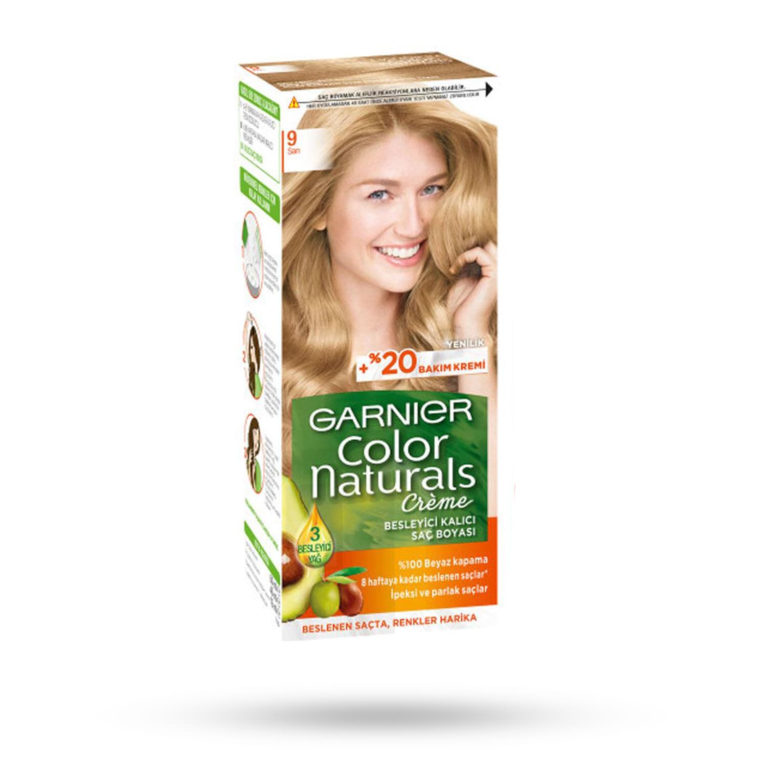 کیت رنگ موی شماره 9 گارنیر مدل GARNIER COLOR NATURALS