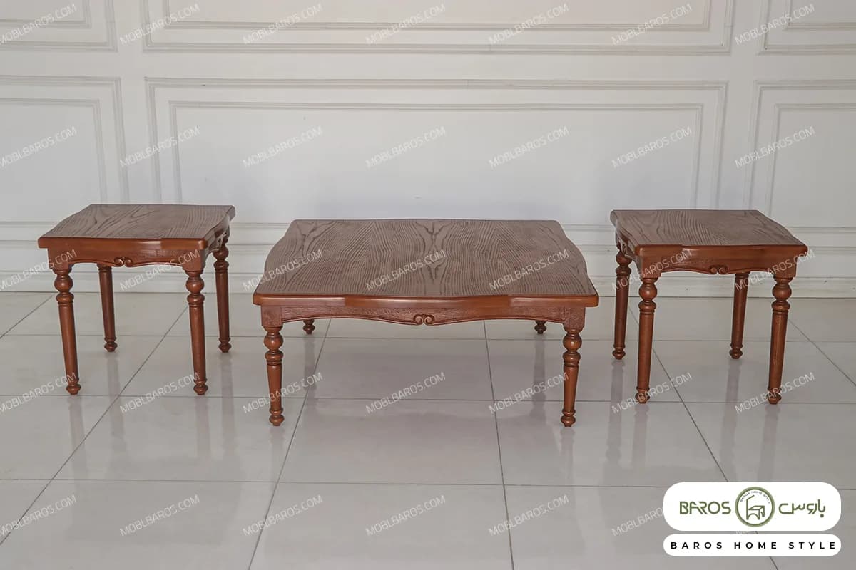 میز جلومبلی و عسلی روتی کلاسیک — تصویر ۲