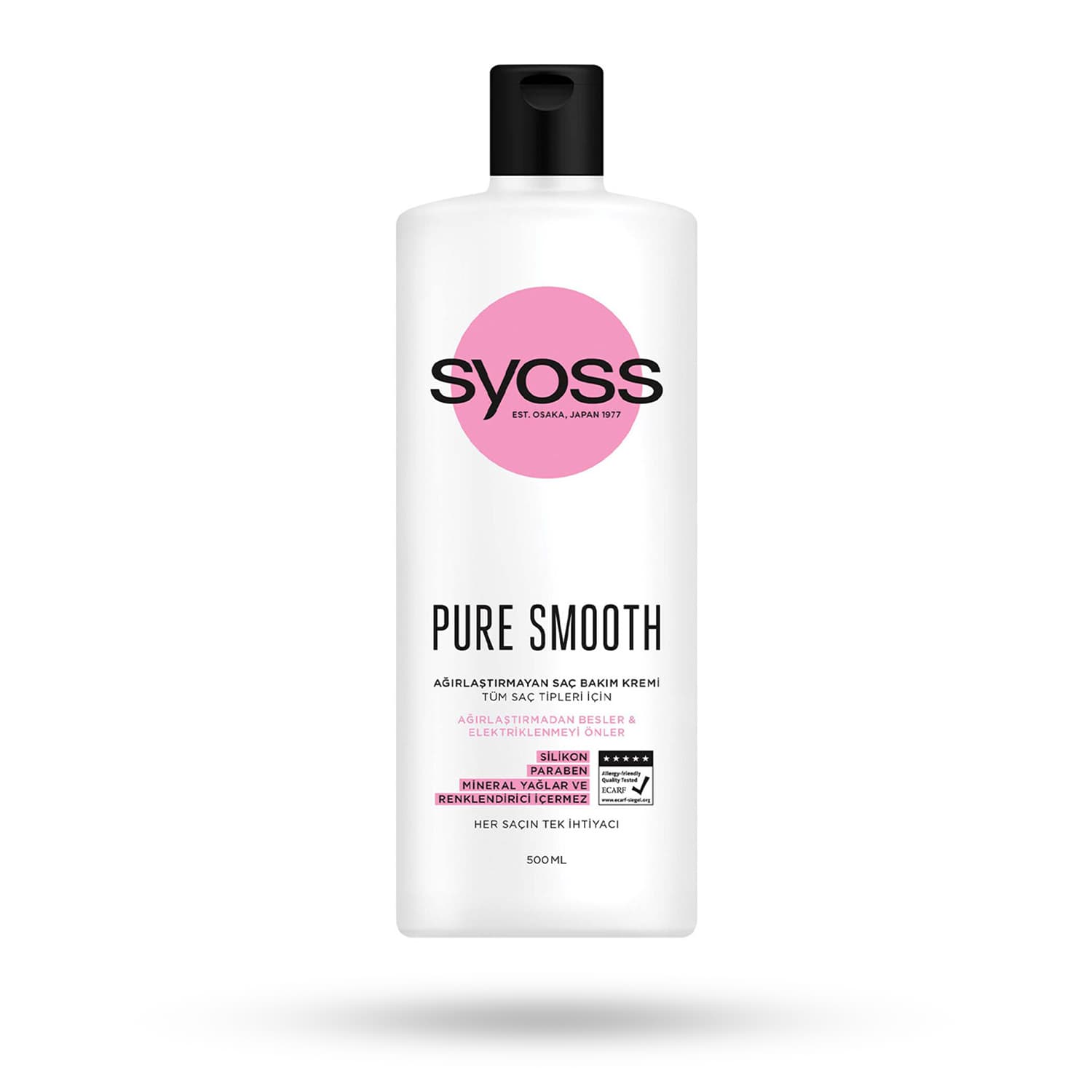 شامپو نرم کننده سایوس مدل PURE SMOOTH حجم 500 میل