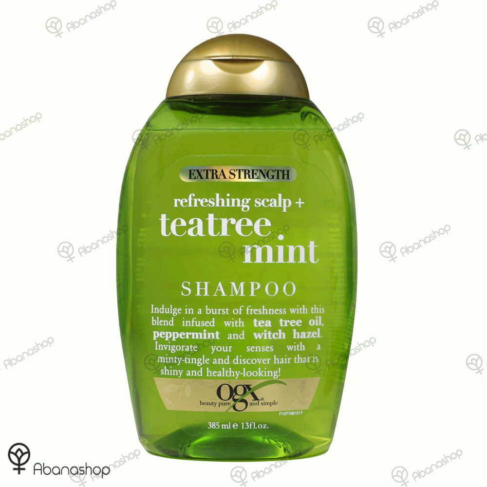 شامپو او جی ایکس مدل درخت چای و نعناع تی تیری مینت OGX