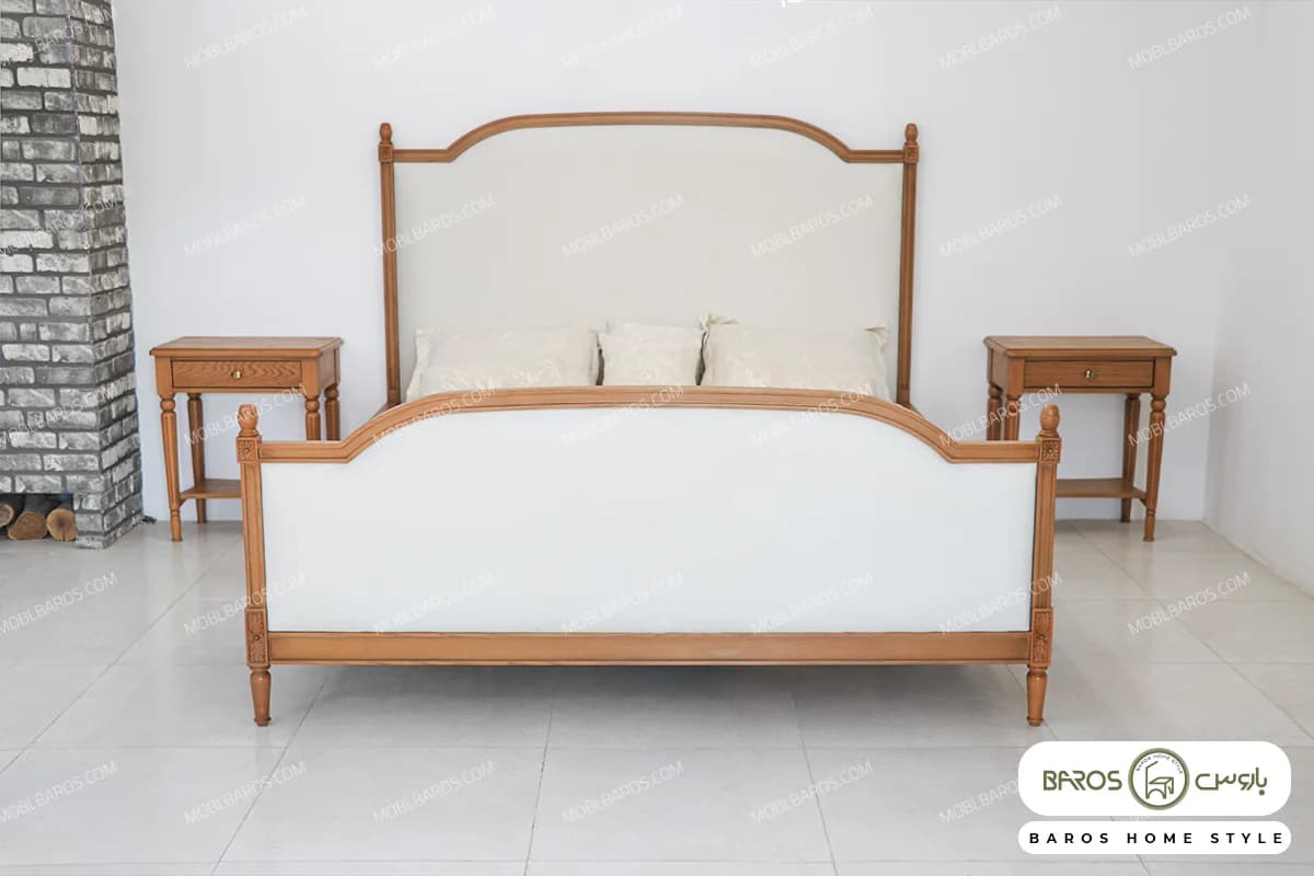 سرویس خواب دو نفره کاجی کد ۳ — تصویر ۶