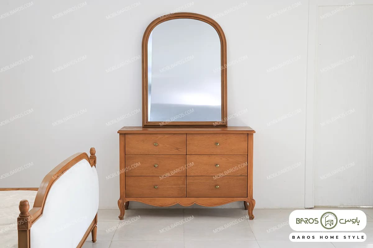 سرویس خواب دو نفره کاجی کد ۳ — تصویر ۴