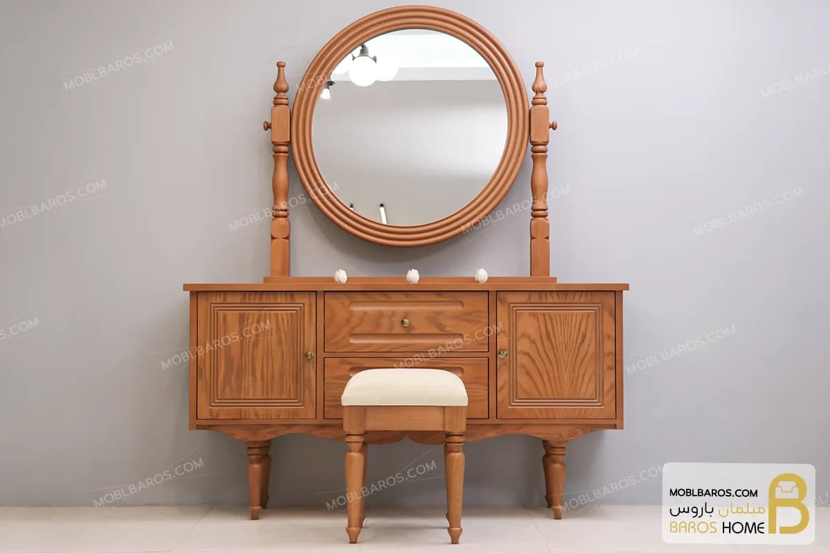 سرویس خواب دو نفره چوبی جدید آویسا — تصویر ۵