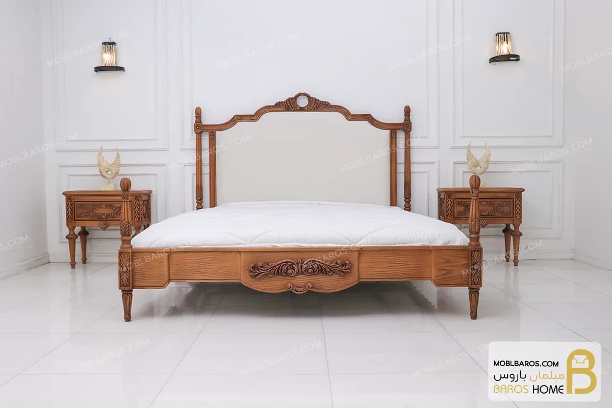 سرویس خواب دو نفره منبتی سوفیا کد ۱