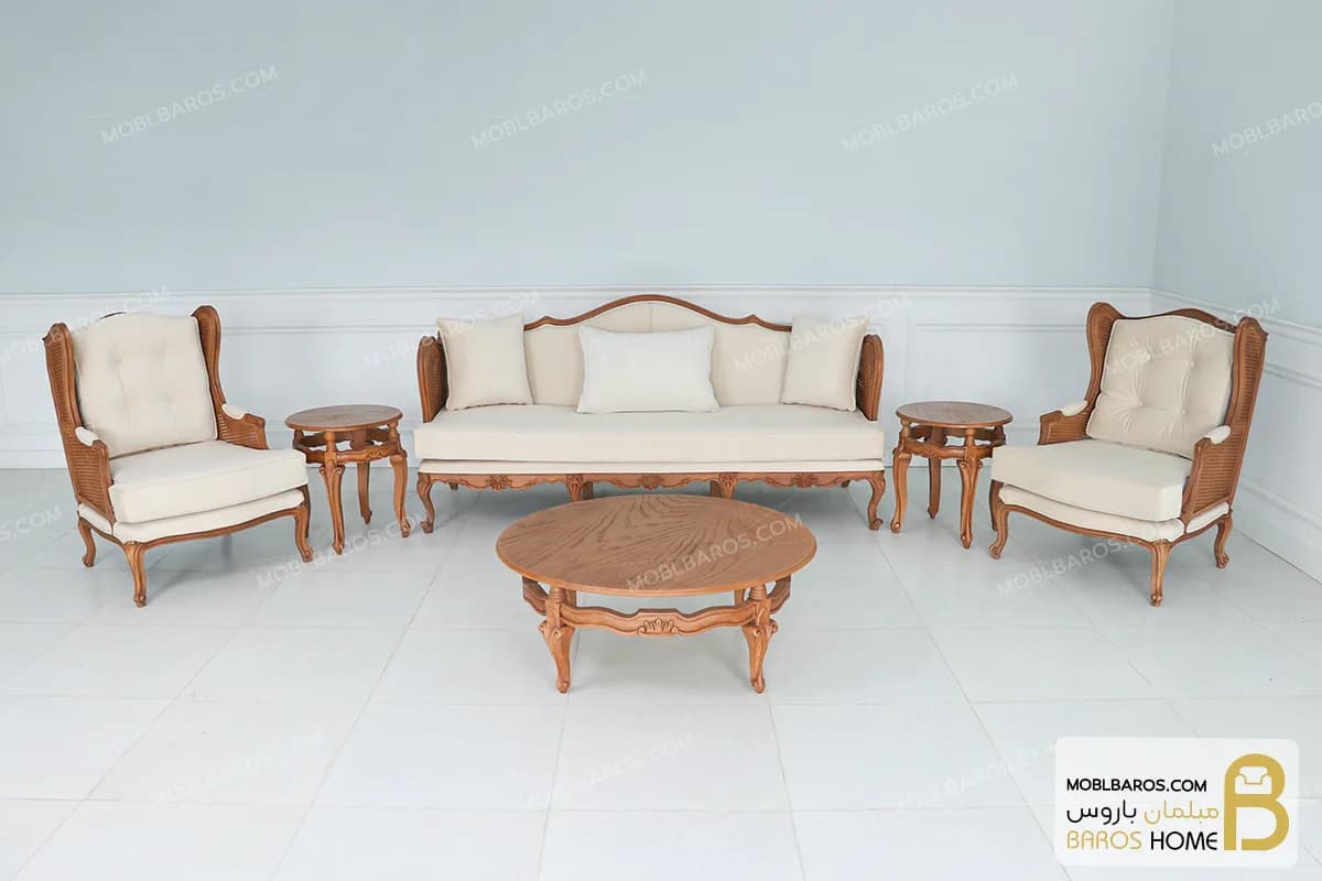 ست مبلمان کلاسیک و راحتی جورجیا چستر و کینگ