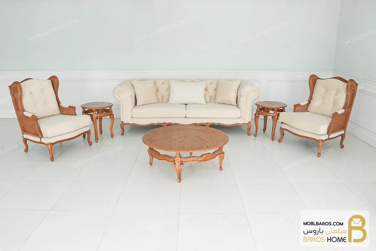 ست مبلمان کلاسیک و راحتی جورجیا چستر و کینگ — تصویر ۴