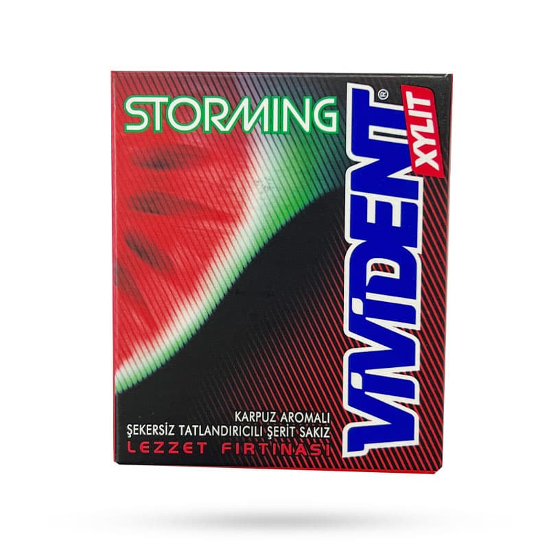 آدامس ویویدنت هندوانه Vivident Storming حجم 33 گرم