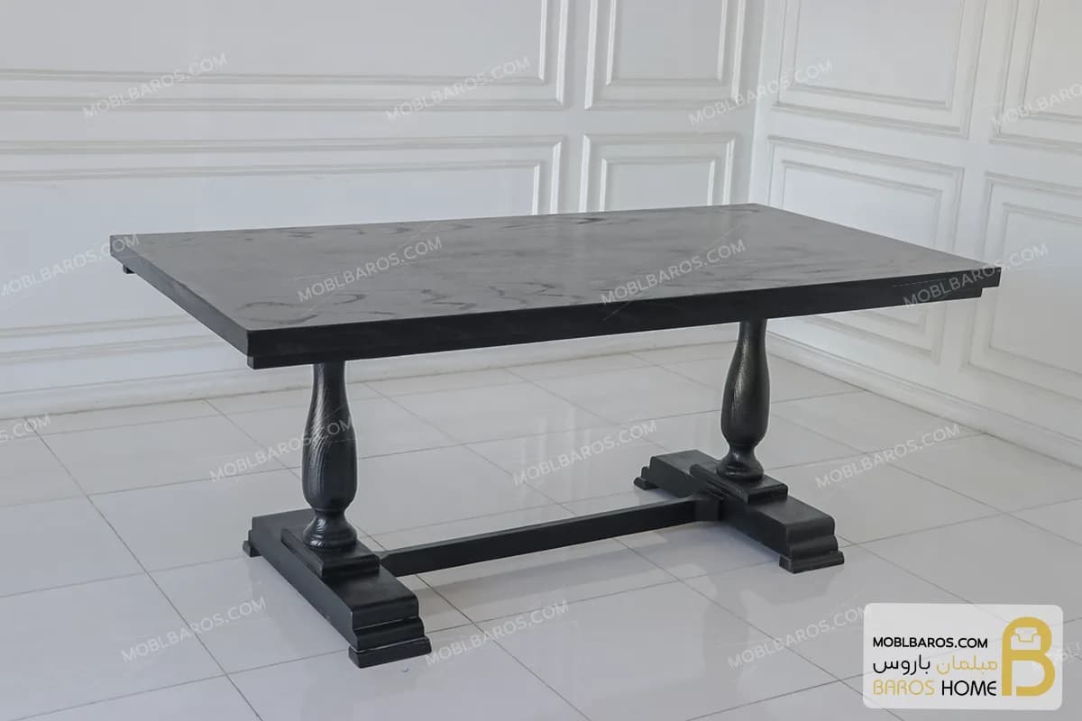 میز ناهارخوری کلاسیک چوبی جدید نیزا — تصویر ۳