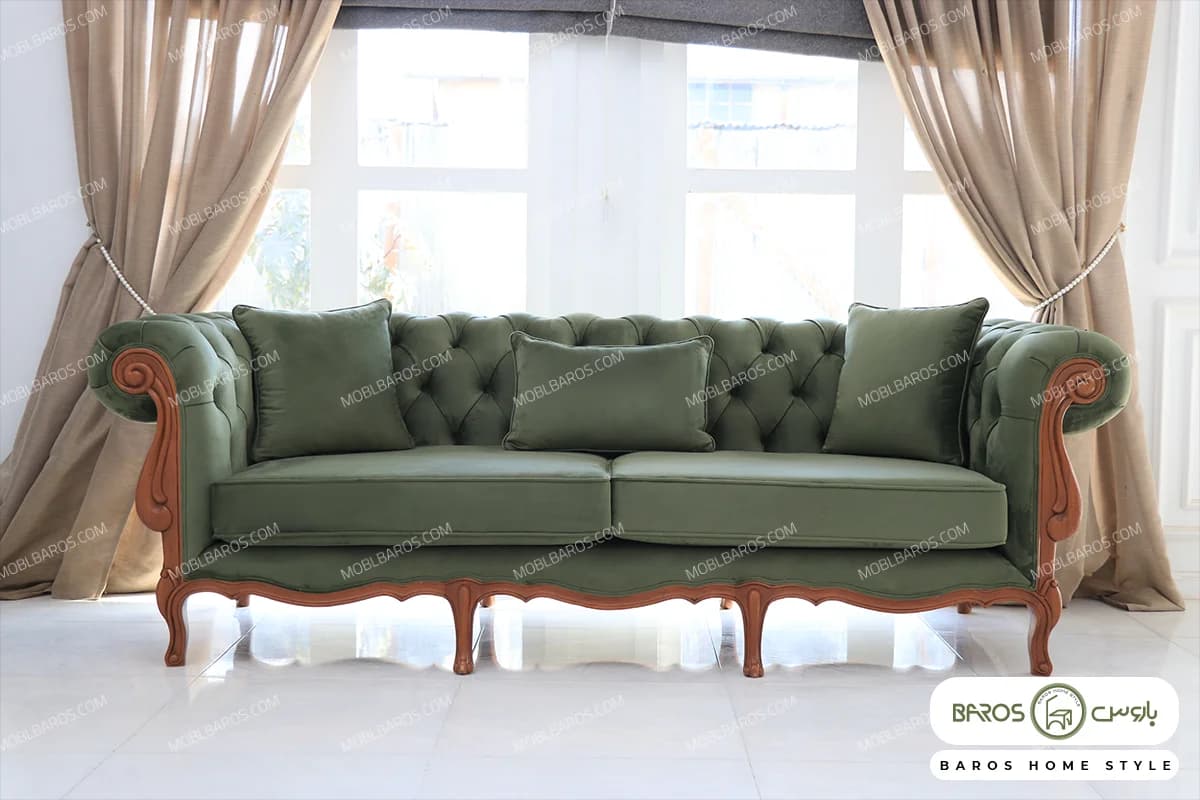 کاناپه چستر و راحتی مدرن جدید مدل نیکا — تصویر ۴