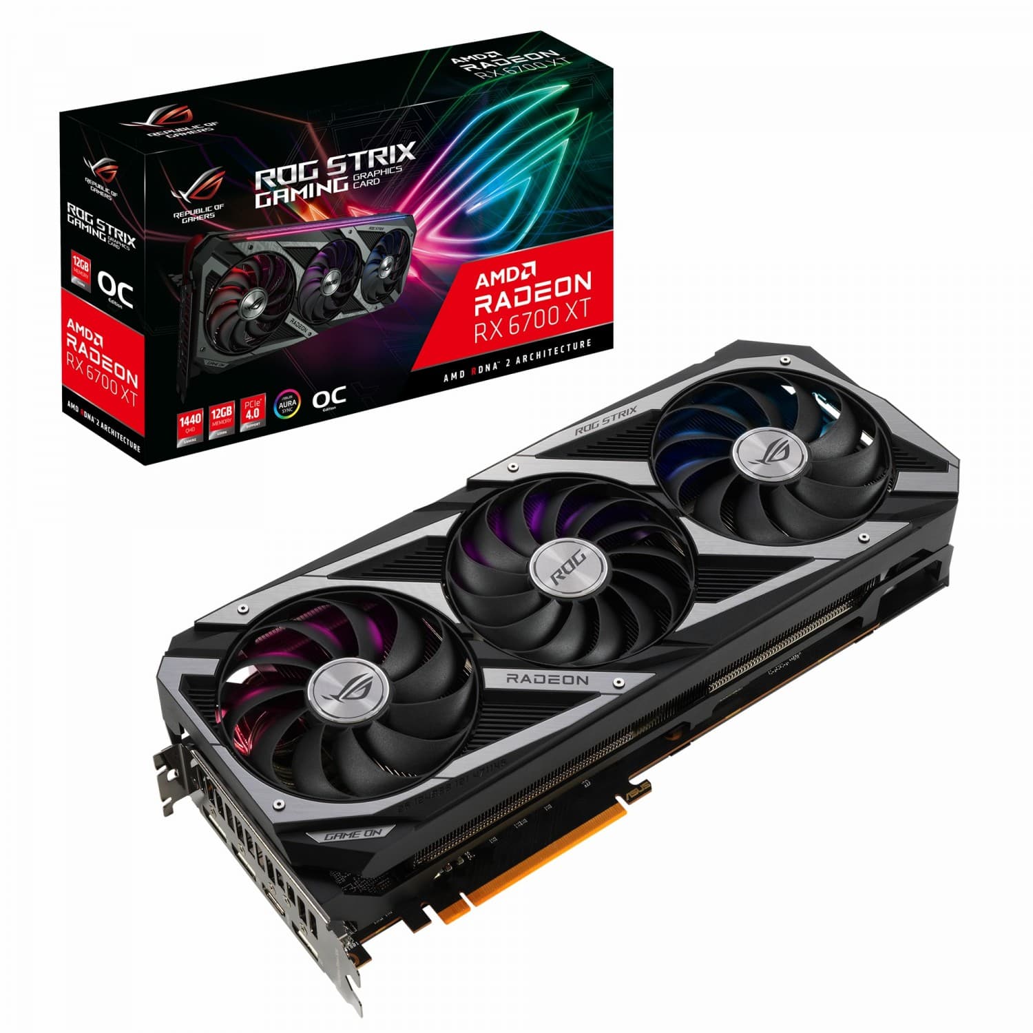 کارت گرافیک ایسوس ROG STRIX RX6700XT O12G GAMING