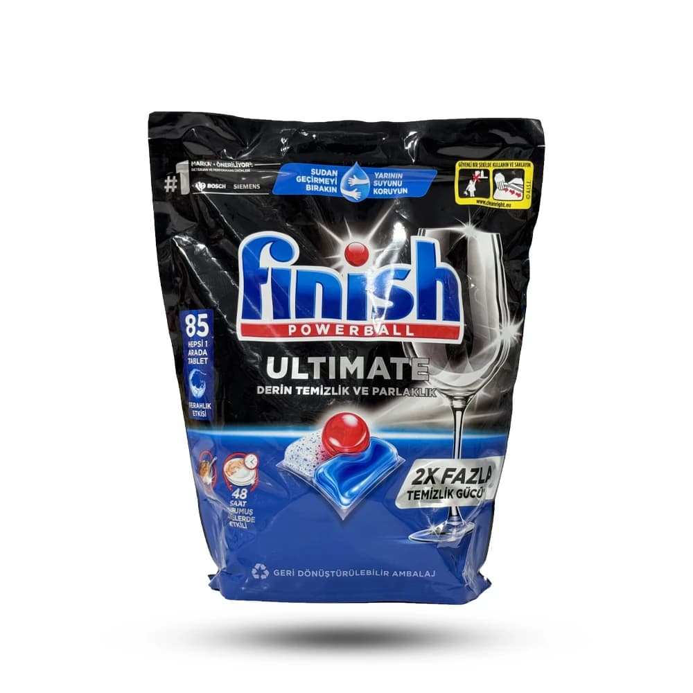 قرص ماشین ظرفشویی فینیش finish مدل اولتیمیت بسته 85 عددی