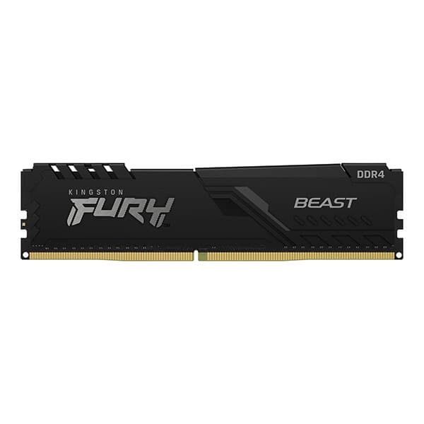 رم کینگستون FURY BEAST BLACK DDR4 16GB CL16 2666Mhz