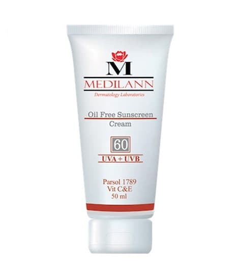 کرم ضد آفتاب SPF60 رنگی مدیلن 50 میلی لیتر — تصویر ۵