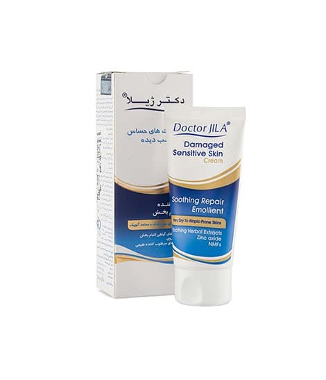 کرم پوست های حساس و آسیب دیده دکتر ژیلا 50 گرم — تصویر ۴