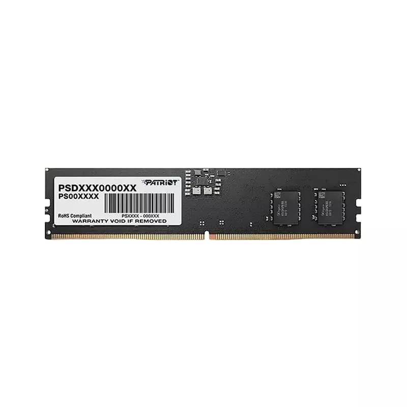 رم دسکتاپ DDR5 تک کاناله 5200 مگاهرتز CL42 پتریوت patriot ظرفیت 8 گیگابایت
