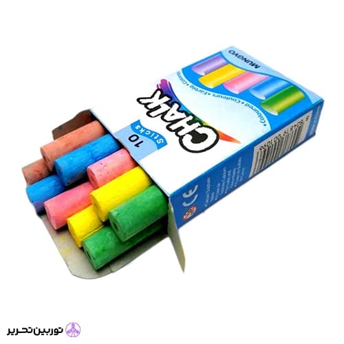 گچ رنگی تخته سیاه مانگیو بسته 10 تایی — تصویر ۲