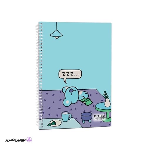 دفتر 4 خط زبان pitico کد 03