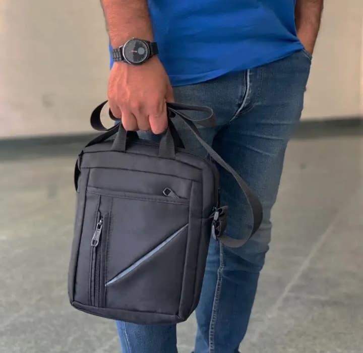 کیف رو دوشی زنانه مردانه mg 301 — تصویر ۴