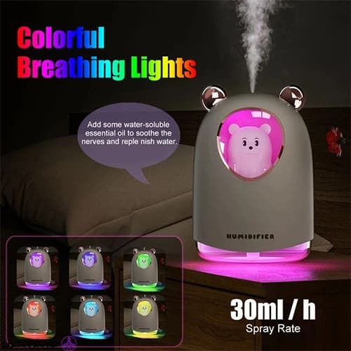 دستگاه بخور سرد هامیدیفیر humidifier طرح موش — تصویر ۵