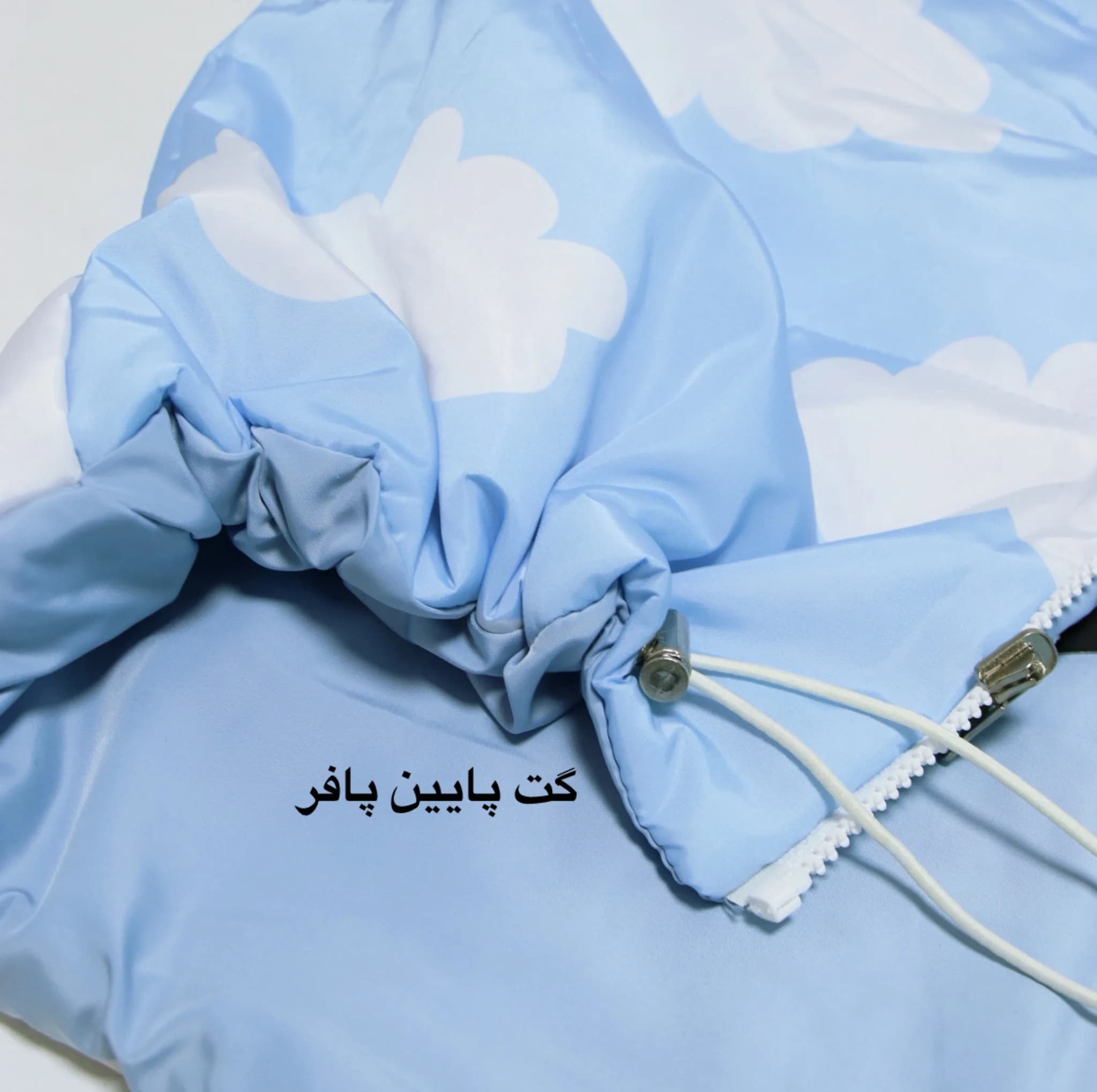 پافر زنانه مدل دورو با طرح آسمان کد ana-10280 — تصویر ۶