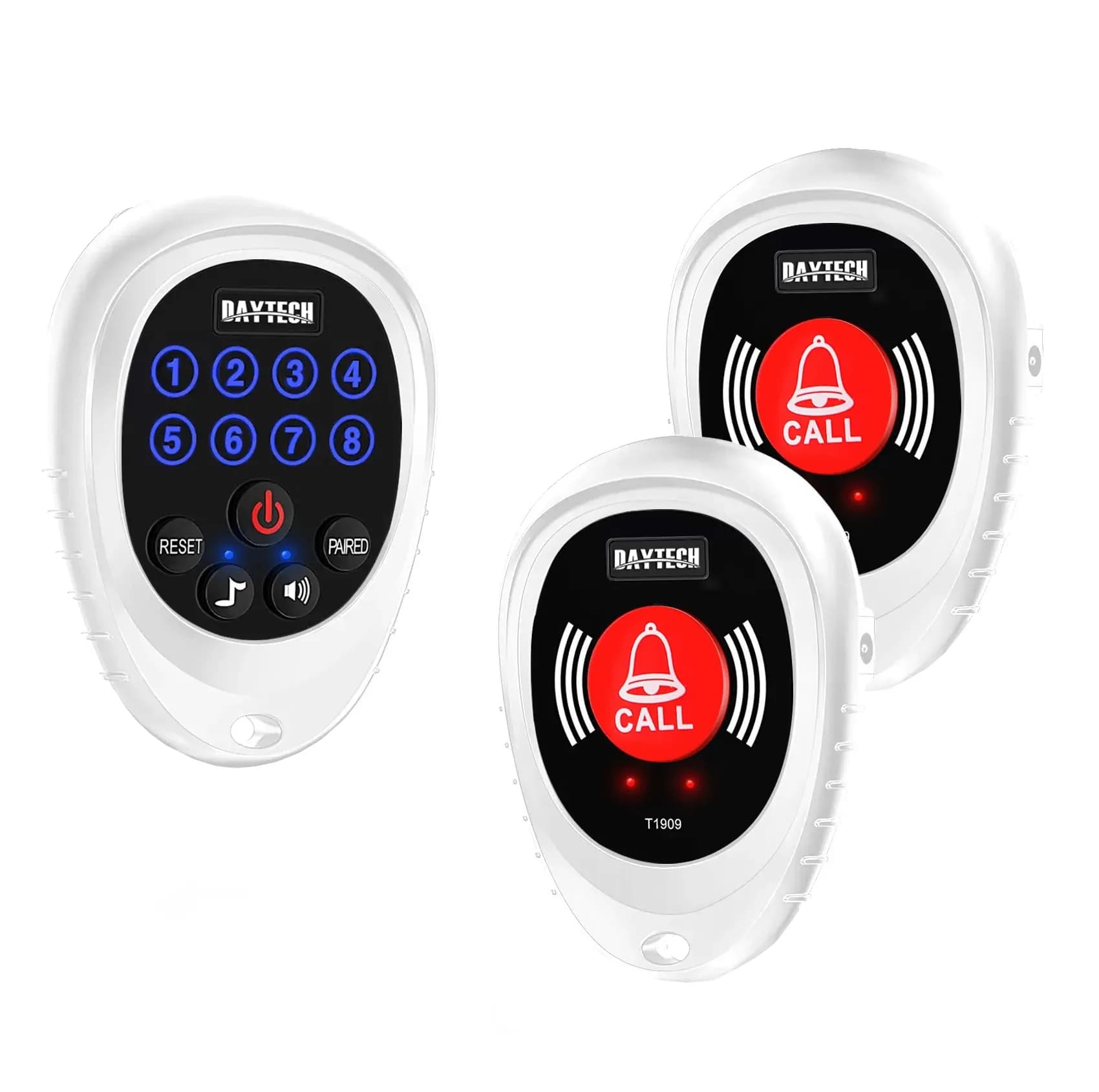 زنگ بی سیم دایتک مدل CC07WH مجموعه 9 عددی — تصویر ۲