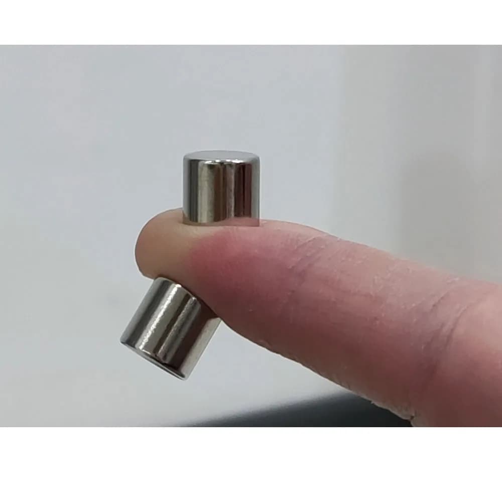 آهن ربا مدل نئودیمیوم استوانه D10x10mm بسته 4عددی — تصویر ۵