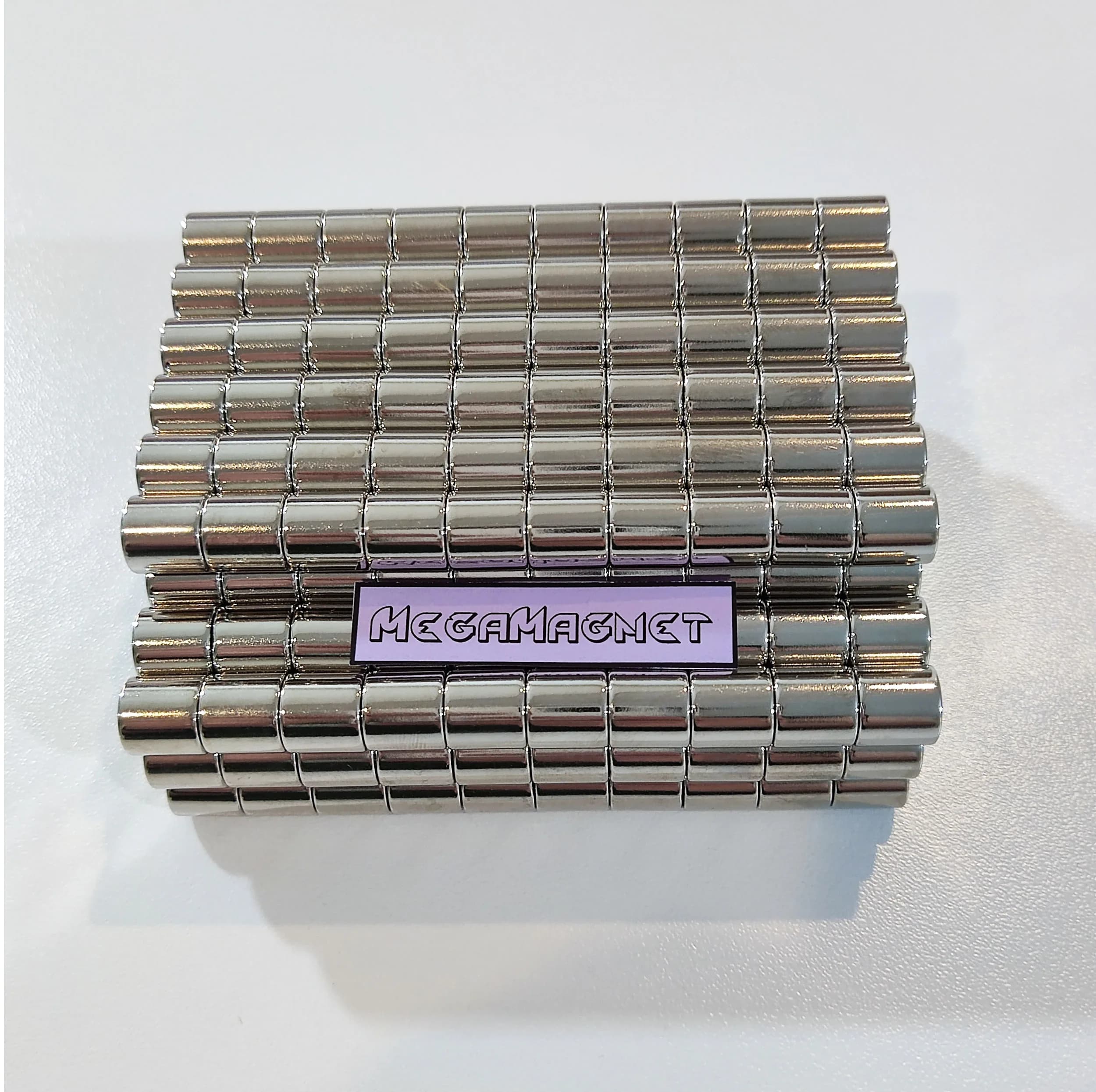 آهن ربا مدل نئودیمیوم استوانه D10x10mm بسته 4عددی — تصویر ۸