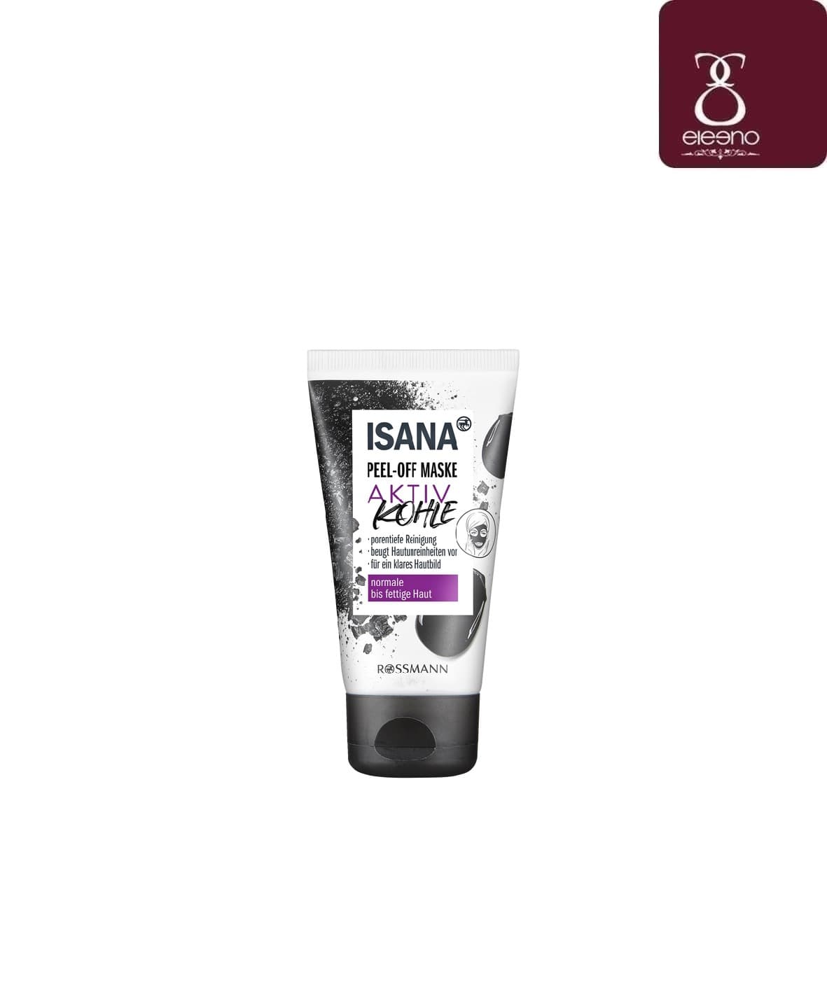ماسک لایه بردار حاوی کربن فعال رسمن ROSSMANN ISANA peeling activated charcoal
