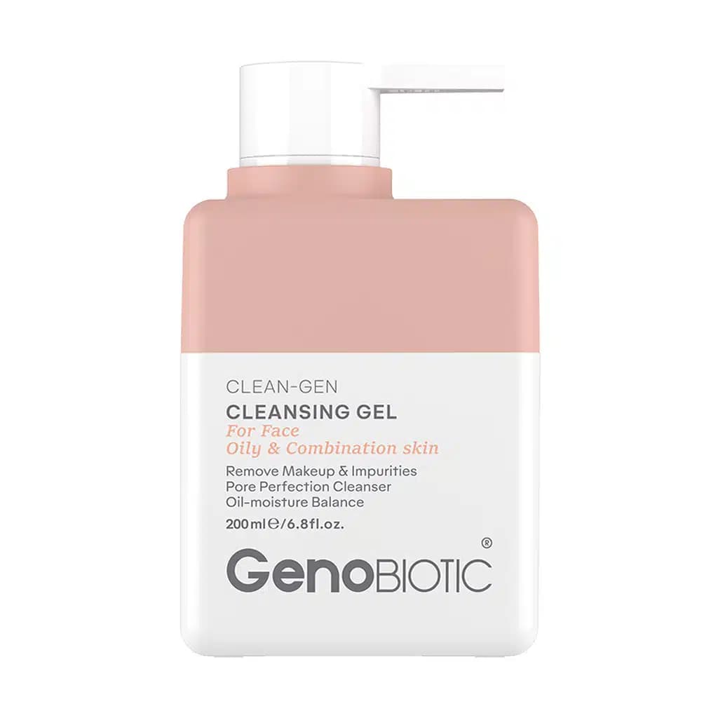 ژل شستشوی صورت پوست چرب و مختلط 200 میلی لیتر ژنوبایوتیک Genobiotic