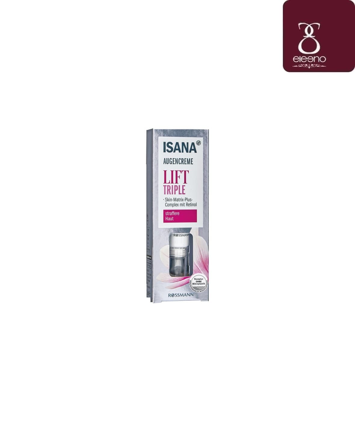 کرم دور چشم با لیفت سه بعدی ایسانا رسمن ROSSMANN ISANA eye cream 3D lift