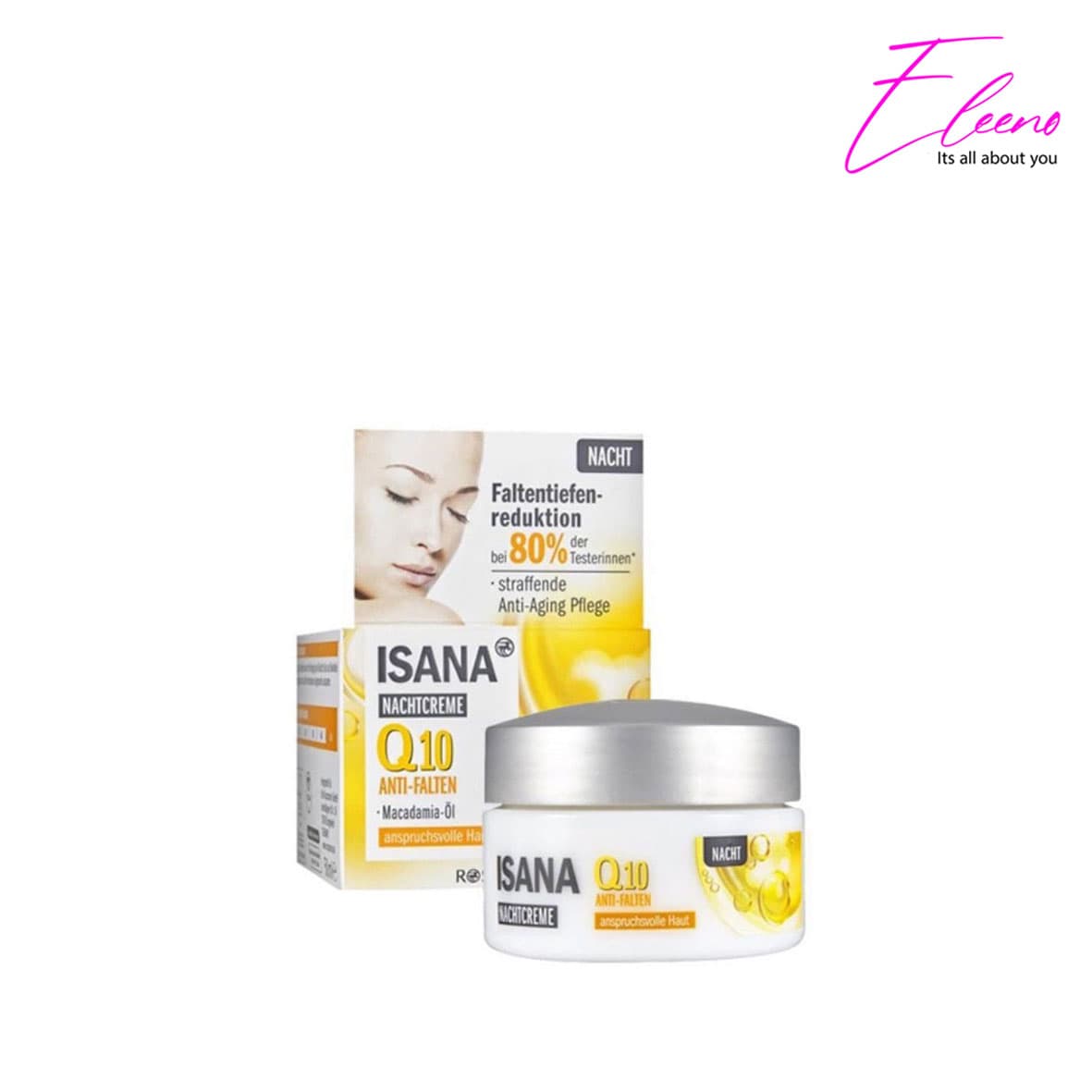 کرم شب ضد چروک ایسانا Isana Q10 Night Cream