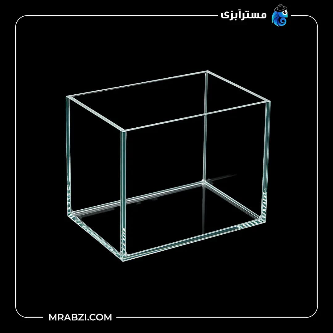 آکواریوم ریملس آکوا شیشه فلوت 6 میل (30*30*30) — تصویر ۲