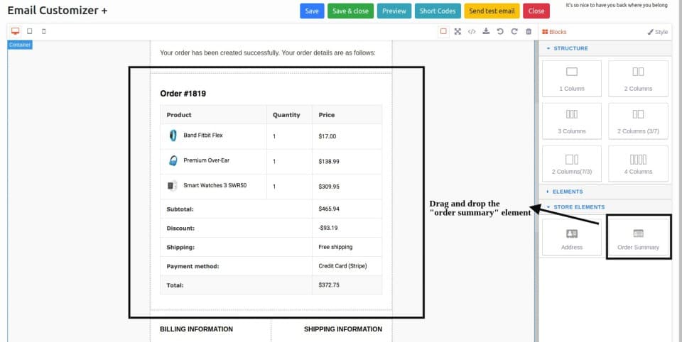افزونه WooCommerce Email Customizer with Drag and Drop سفارشی سازی ایمیل های ووکامرس 1.5.16 — تصویر ۷